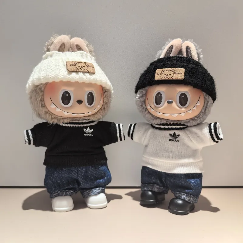 憧れ カジュアル スポーツlabubuぬいぐるみペンダント服 人形を含まない